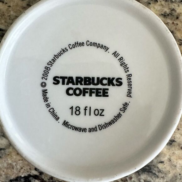 VINTAGE 2008 Starbucks Architect Series LAS VEGAS Coffee Tea Cup Mug - 18oz - Picture 5 of 5